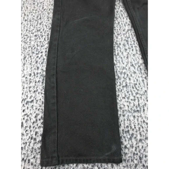 Levis 550 Relaxed Fit Tapered Leg Jeans Mens Black Denim 5-Pocket Pant 28x28 - Picture 5 of 14